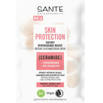 Sante Naturkosmetik Ansiktsvård Masks Skin Protection Instant Soothing Mask med ceramider, druvkärneolja och ekologiskt sheasmör 8 ml ()