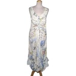 Robe Desigual  robe longue  36 - T1 - S Blanc