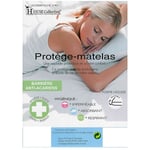 Literie Julien - Protège Matelas 90x190 Imperméable - Hygiènique - pour Matelas de 13 à 35 cm de Hauteur - Absorbant et Respirant -