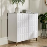 Siena 2 Door High Gloss Sideboard Storage Unit