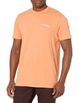 Columbia Men's Graphic T-Shirt, Bright Peach/Biber, S