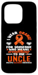 Coque pour iPhone 15 Pro Porter Orange For Means Everything Oncle MS Awareness