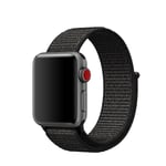 Apple Watch Series 4-6 40mm Armband i nylon, Svart