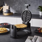 Rotating Belgian Waffle Maker Machine Waffle Iron Non-Stick Plates 1000W 4 Slice