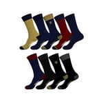 Serge Blanco Homme Serge Blanco Chaussettes Ser/Chvx9 Chaussettes, Noir/Bleu/Or/Rouge/Gris, 43-46 EU