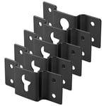 1X(DIY Audio Sound Box Speaker Wall Mount Iron Hook Hanger Plate 5PCS Z5F8)4905