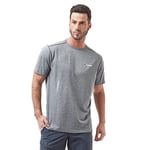 Berghaus Men's Explorer Basecrew Short Sleeve T-Shirt, Grey, XL