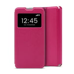 Etui Folio Rose compatible Samsung Galaxy A12 5G - Neuf