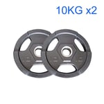 Barbell Plates 2 Pieces Of 2.5KG/5KG/10KG/15KG/20KG/25KG A Pair Olympic Weights 50mm/2inch Center Weight Plates For Gym Home Fitness Lifting Exercise Work Out Man and Woman (Color : 10KG/22lb x2)