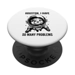 Otter Dad Mom Space - Houston Problem Otter PopSockets Swappable PopGrip