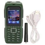 (Green)Big Button Cell Phone For Seniors 2.4 Inch HD Screen 10000mAh Battery