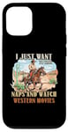 Coque pour iPhone 12/12 Pro Faites la sieste et regardez un fan du film Western Movie Lover