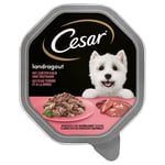 Cesar 14 x 150 g portionsform - Country Ragout med kalv & kalkon