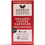 Source Climate Change Coffee Organic Rwanda Gishwati Source Coffee 10 Capsules, 0.25kg