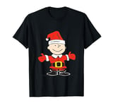 Peanuts Christmas Charlie Brown Santa T-Shirt