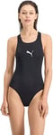 PUMA Women's Xlance Damen Racerback One Piece Swimsuit, Black, S UK