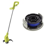 Ryobi RLT2925 290W 25cm Grass Trimmer,[Amazon Exclusive] & RAC124 1.6 mm Spool for RLT2925