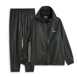 Tretorn Packable Rainbreaker Set regnställ (unisex) - Black, L