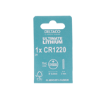 Deltaco Ultimate Lithium  3V  CR1220 button cell  1-pk