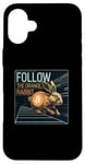 iPhone 16 Plus Follow the Orange Rabbit - Bitcoin Cryptocurrency Crypto Case