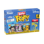 Funko Bitty Pop Disney - Mickey Mouse, Minnie Mouse (pink Dress), Pluto et une Mini-figurine Mystère en Surprise - 2.2 Cm Collectionnable - Étagère Empilable Incluse - Idée de Cadeau - Disney Fans