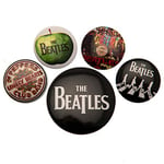 Pyramid International BP80476 The Beatles White Badge, Multi-Colour, 10 x 12.5 x 1.3 cm