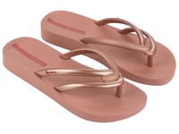 Ipanema Comfy Fem, Sandales plates pour femme, Rose métallique, 39/40 EU