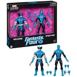 Hasbro Marvel Legends Series Wolverine and Spider-Man, Fantastic Four Comics 6  Action Figures