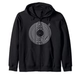 Unknown Pleasures Vinyl Record Zip Hoodie