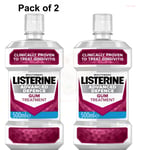 Listerine Advanced Defence Gum Treatment Mouthwash (500ml) Fast One day Delivery