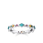 THOMAS SABO Ring Colored Stones 925 Sterling Silver TR2229-984-7-54