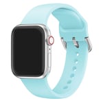 Apple Watch Series 5 40 mm klockarmband i silikon - Cyan