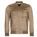 Veste Guess  FAUX SUEDE HOODED BOMBER