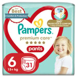 Housuvaipat PAMPERS Premium Care Pants, Value Pack, 6 koko, 31 kpl