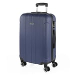 ITACA - Valise Moyenne, Valises Rigides, Valise Rigide, Valise Semaine pour Tout Voyage, Valise Soute de Luxe 771160, Bleu Jeans