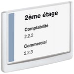 Durable Plaque de porte Click Sign - plastique A5 210 x 148,5 mm blanc