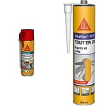 SIKA Boom 128 Tout en un, Mousse polyuréthane expansive Spécial Petit Format : Expansion 11L, 250ml, Blanc & lex 11 FC Purform Blanc, Mastic, joint et collage multi-usages, 300ml