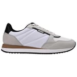 BOSS Mens Runner Trainers White 8 (42)