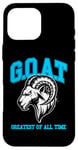 iPhone 16 Pro Max G.O.A.T. Shirt, Goat shirt, greatest of all time, retro rap Case