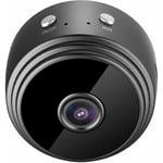 Mini Camera Espion WiFi ip Cachee sans Fil Full hd 1080P Enregistreur, Micro Nanny Cam de Surveillance avec Vision Nocturne Infrarouge et Detection