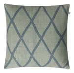 Ikat Orissa Linen Cushion Cover 50x50 - Aqua/Heaven Blue