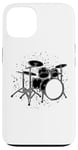 Coque pour iPhone 13 Batterie Musique Band Trap Set