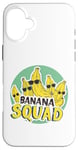 Coque pour iPhone 16 Plus Banana Squad Lunettes de soleil amusantes assorties Motif fruits