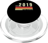 EST - 2019 - True Classic - Vintage Retro Aesthetic Birthday PopSockets PopGrip for MagSafe