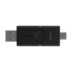 Kingston Technology Datatraveler Duo USB-Nøgle 32 GB USB Type-A / USB Type-C 3.2 Gen 1 (3.1 Gen 1)