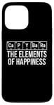 iPhone 13 Pro Max Capybara The Elements Of Happiness Periodic Table Funny Case