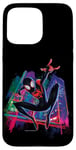 Coque pour iPhone 15 Pro Max Marvel Spider-Man Miles Morales Graffiti City