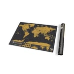 Lyx Scratch Off World Map Travel Edition - ...