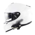 Casque intégral Moto Crash Casque Bluetooth modulaire Systèmes de Communication d'interphone intégrés Visière WiFi/Enregistreur vidéo Casques de Moto modulaires rabattables pour 8 Coureurs-D||XL