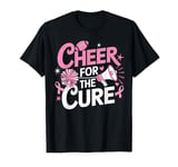 Cheer for the Cure Breast Cancer Pink Ribbon Football T-Shirt